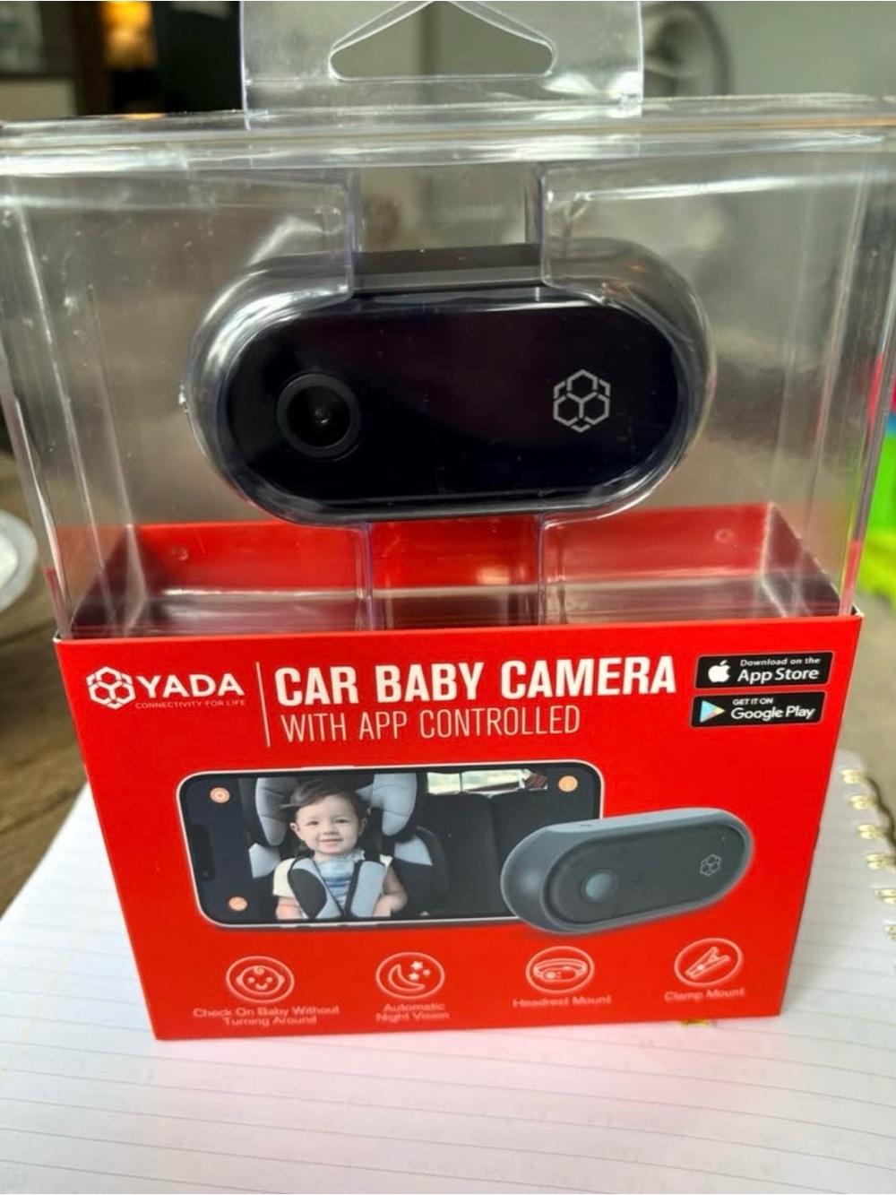 YADA Car Baby Camera - Black